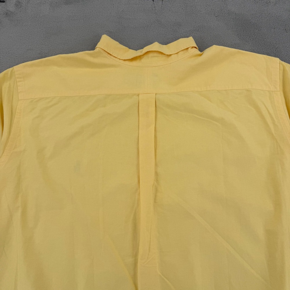 Polo Ralph Lauren Oxford Button Down Shirt Big & Tall Men 4XB Yellow Cotton NWT - Picture 13 of 16